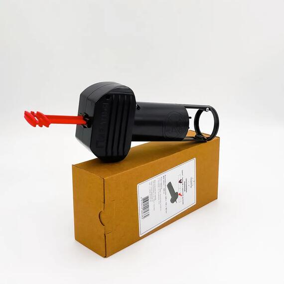 Кротоловка Пиранья черная с красной ручкой, Цвет: черный + красный, Вес, гр: 190, фото , изображение 8