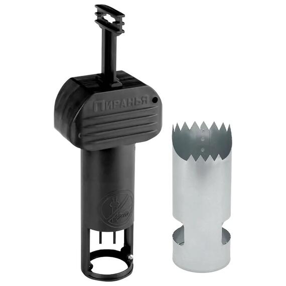 Набор Кротоловка Пиранья черная + цилиндр, Цвет: черный, Вес, гр: 330, фото 