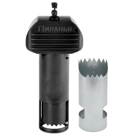 Набор Кротоловка Пиранья черная + цилиндр, Цвет: черный, Вес, гр: 330, фото , изображение 5