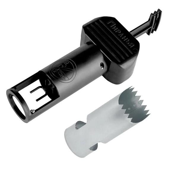 Набор Кротоловка Пиранья черная + цилиндр, Цвет: черный, Вес, гр: 330, фото , изображение 2