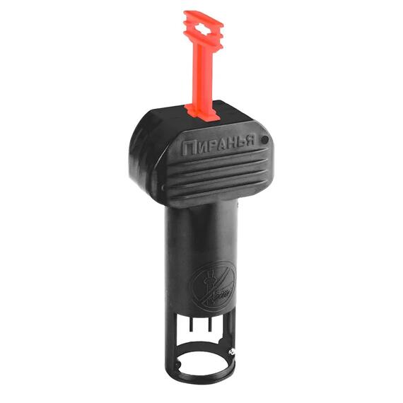 Кротоловка Пиранья черная с красной ручкой, Цвет: черный + красный, Вес, гр: 190, фото 