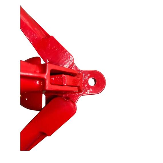 Якорь для лодки ПВХ кошка 1.5 кг (3.5 фунтов) красного цвета, фото , изображение 13