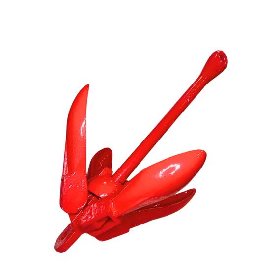 Якорь для лодки ПВХ кошка 1.5 кг (3.5 фунтов) красного цвета, фото , изображение 12