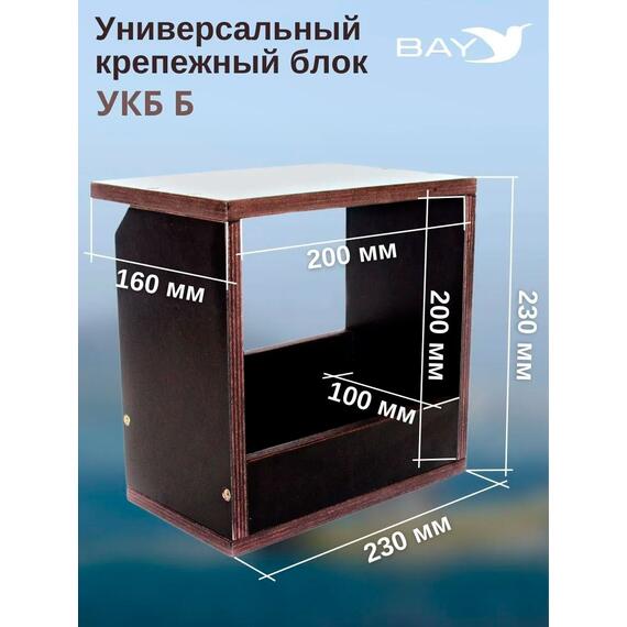 Готовый набор: Столик для лодки ПВХ + Крепление экрана эхолота 10". Универсальный крепежный блок УКБ Б, фото , изображение 2