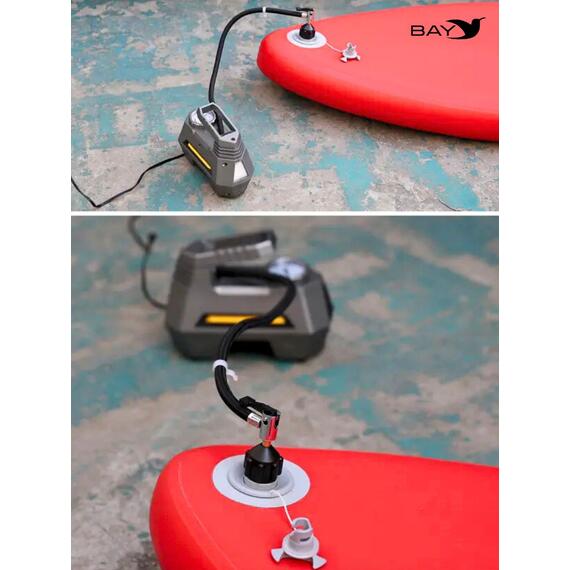 Адаптер воздушного клапана BAY чёрный. Переходник с автомобильного насоса под клапан лодки, сапборда, фото , изображение 10