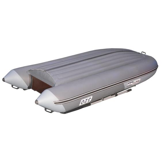 Надувная лодка BoatsMan (Боцман) BT340А (НДНД) серо-графитовый, фото , изображение 3
