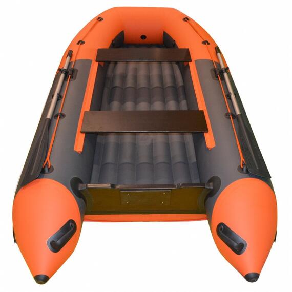 Надувная лодка BoatsMan (Боцман) BT340А (НДНД) графитово-оранжевый, фото , изображение 4
