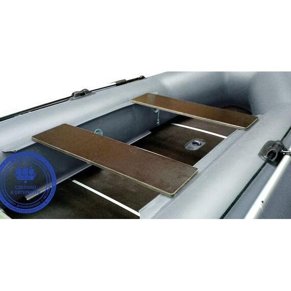 Надувная лодка Хантер 290 ЛК серый, фото , изображение 4