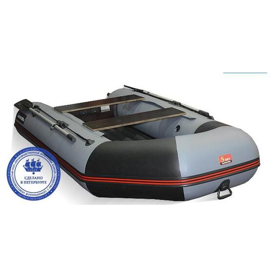 Надувная лодка Хантер 290 ЛКА серый, фото , изображение 2