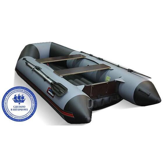 Надувная лодка Хантер 320 ЛКА серый, фото , изображение 3