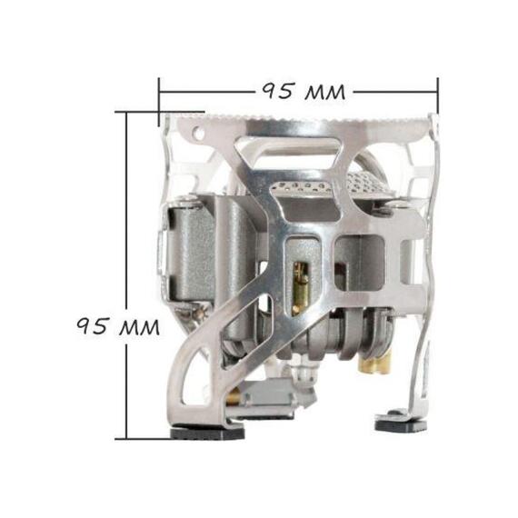 Плита порт. газовая СЛЕДОПЫТ "Огненная буря" (с газогенератором), фото , изображение 16