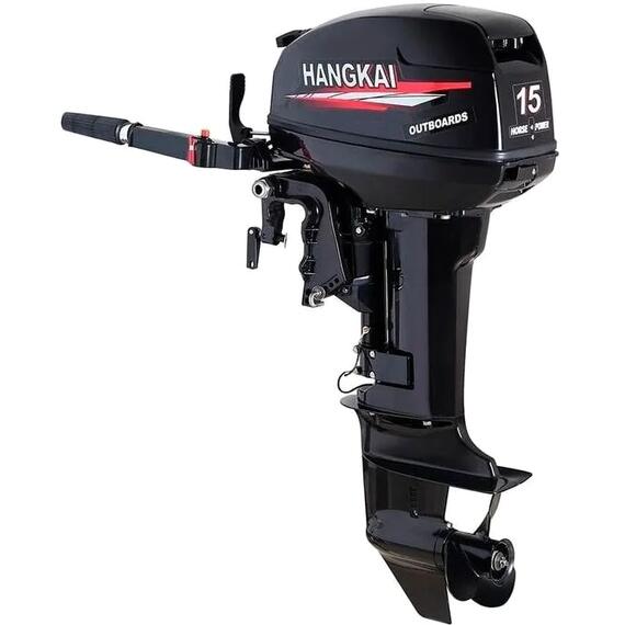 Мотор лодочный Hangkai 15 HP 2-тактный, фото 