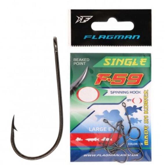 Крючок FLAGMAN Single F-59 №01, фото 
