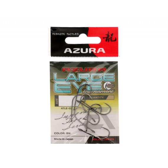 Крючки AZURA Tournament Large EYE #02, фото , изображение 2