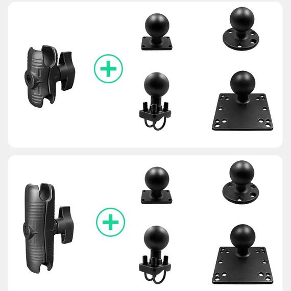 Алюминиевая соединительная муфта VINmounts VIN-D-13 шар 2,25'', длина 13 см, фото , изображение 4