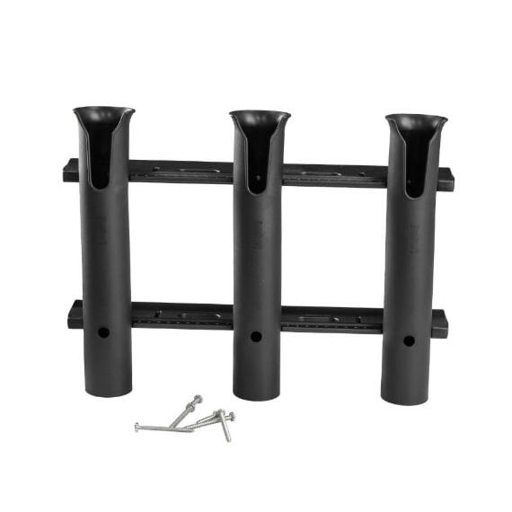 Спиннингодержатель на 3 позиции, черный, пластик, Цвет: черный, Тип Аксессуар (не трогать): да, фото 