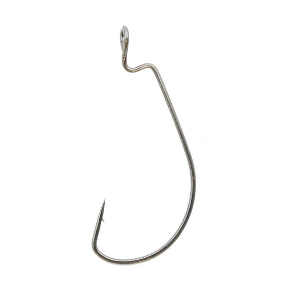 Крючок FLAGMAN Wide Range Worm Big Eye №1, 9шт., фото 