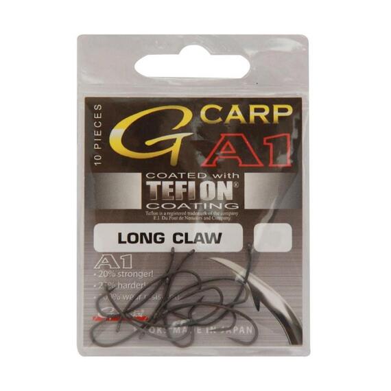 Крючок GAMAKATSU G-Carp A-1 Long Claw T/C №2 10шт., фото , изображение 2