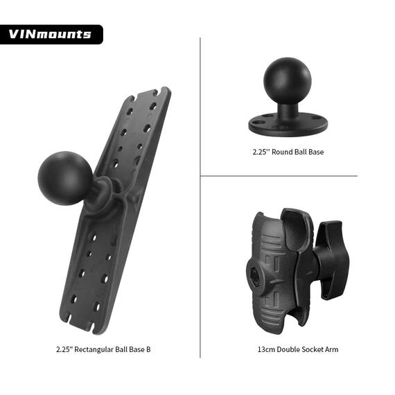 Площадка под голову эхолота VINmounts VIN-CD-TYQ6-2.25 большая шар 2,25'', фото , изображение 4