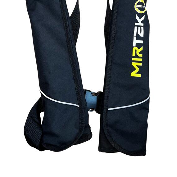 Жилет спасательный надувной Mirtek Lite черный, Цвет: черный, фото , изображение 15