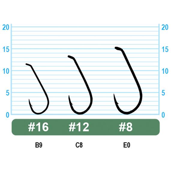 Крючок OWNER Tenkara Down w/eye brown №8 10шт, фото , изображение 2