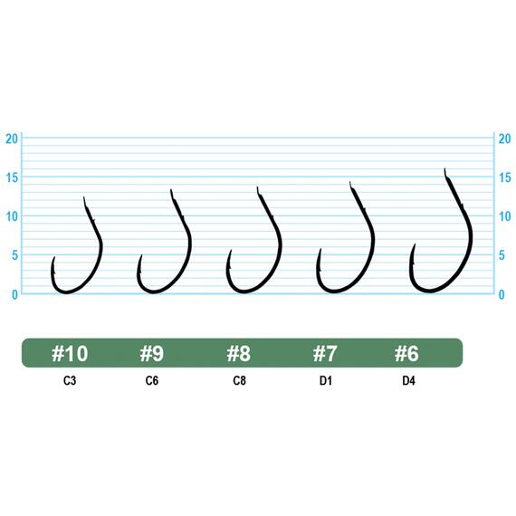 Крючок OWNER Budou brown №9 13шт, фото , изображение 2