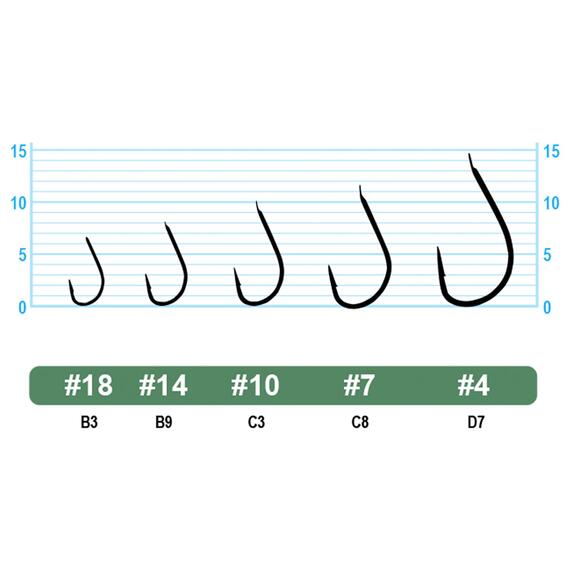 Крючок OWNER Funa brown №8 17шт, фото , изображение 2