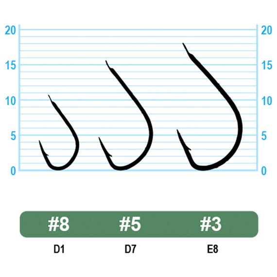 Крючок OWNER Cut Mebaru nickel №8 15шт, фото , изображение 2