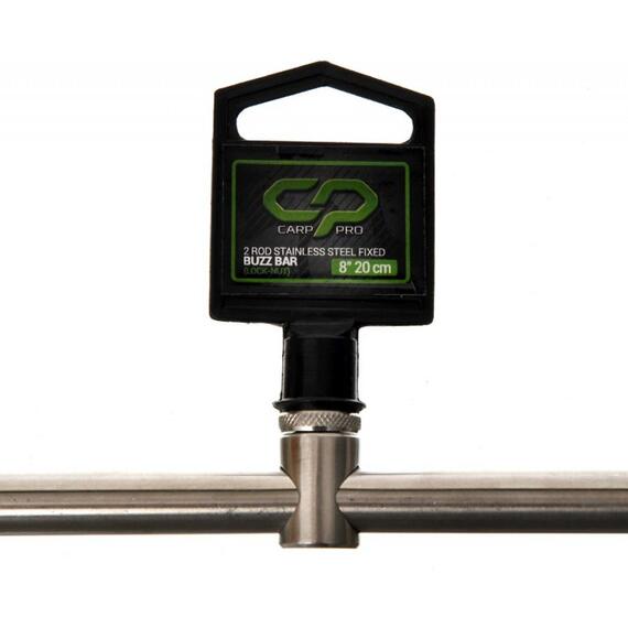 Буз-бар CARP PRO на 2 удилища 20см нерж. сталь с контргайкой, фото , изображение 4