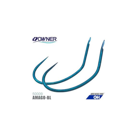 Крючок OWNER Amago BL blue №8 16шт, фото 