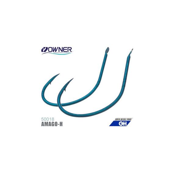 Крючок OWNER Amago H blue №7 16шт, фото 