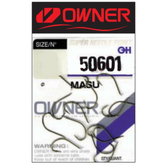 Крючок OWNER Masu brown №9 16шт, фото 