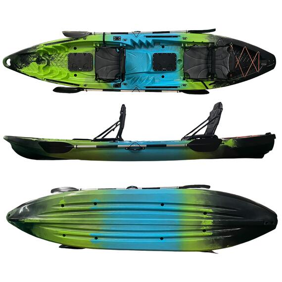 Каяк BarrakuDA SOT390 (черный/зеленый/синий), фото , изображение 2