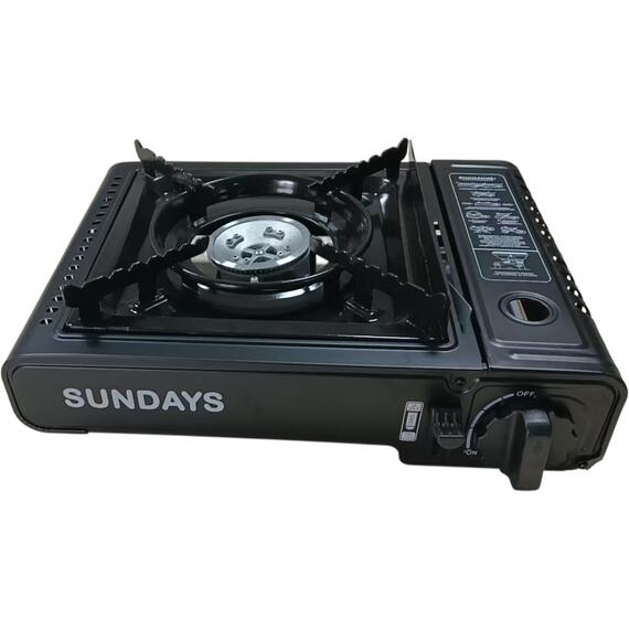 Плита туристическая Sundays ZD6800(CE)-S (черный), фото , изображение 3