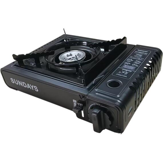 Плита туристическая Sundays ZD6800(CE)-S (черный), фото , изображение 2