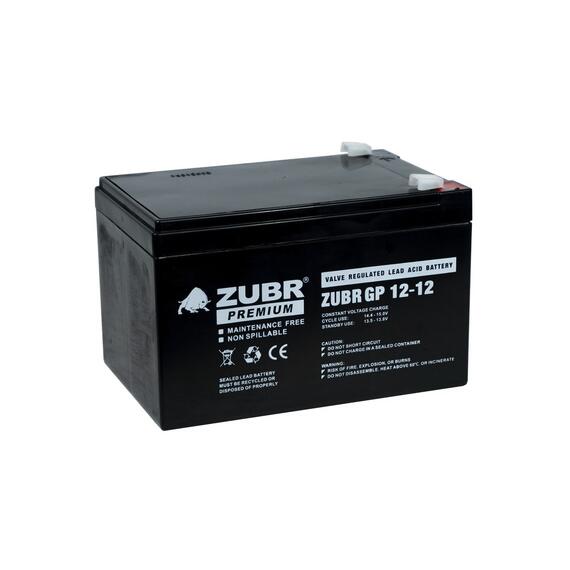 Аккумулятор ZUBR GP (12 Ah,12 V) 151х98х100 3.6 кг, фото 