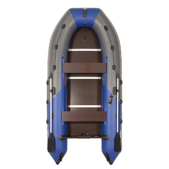 Лодка моторная килевая Пилот 300 ЖС, Цвет: серый/синий, Материал: Армированный ПВХ, фото , изображение 2