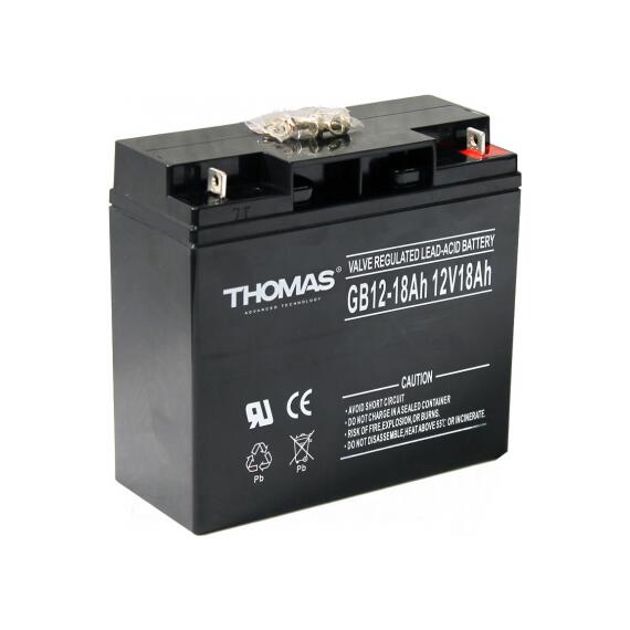 Аккумулятор Thomas (18 A/H), 12V, фото 