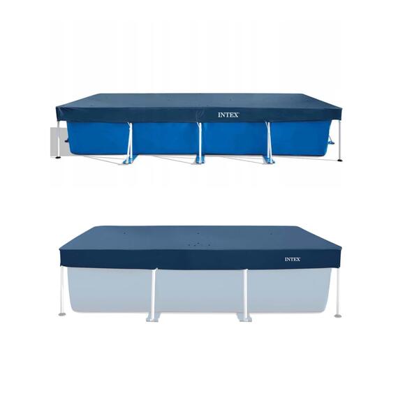 28039 Тент для каркасного бассейна Intex 450 х 220 см, фото , изображение 6