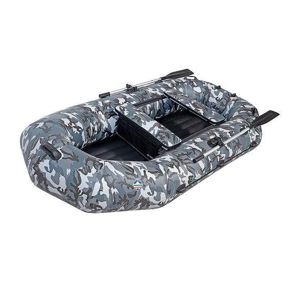 Лодка гребная под мотор Ковчег 280 ВНД (камуфляж/серый), фото 