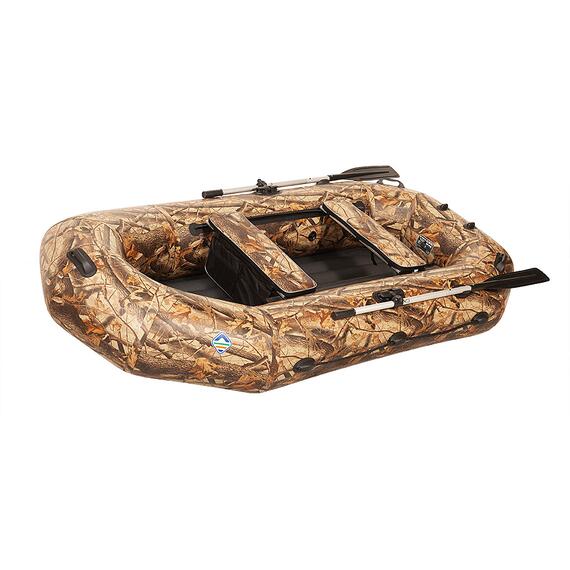 Лодка гребная под мотор Ковчег 280 ВНД (камуфляж/светлый лес), фото 