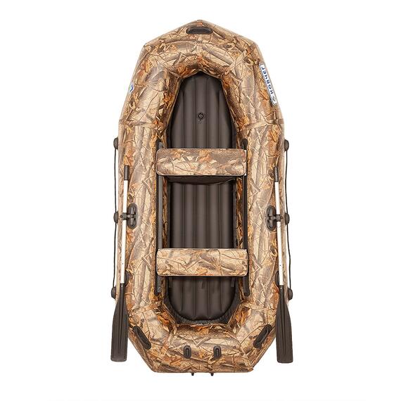 Лодка гребная под мотор Ковчег 280 ВНД (камуфляж/светлый лес), фото , изображение 2