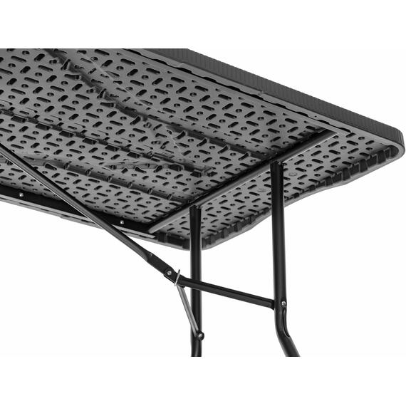 Стол складной Sundays AC-Z180R-2 180х74х74 (коричневый, чемодан), фото , изображение 8