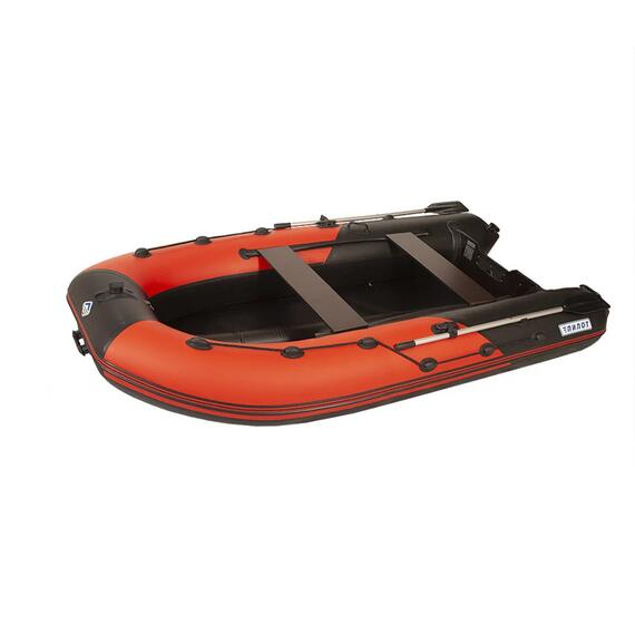 Лодка моторная килевая Пилот 300 ЖС, Цвет: красный/черный, Материал: Армированный ПВХ, фото 