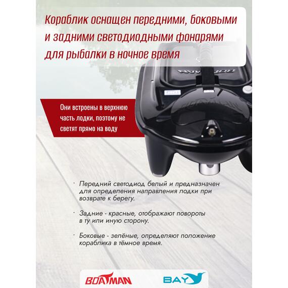 Прикормочный кораблик Boatman Actor Plus GPS Black, фото , изображение 3