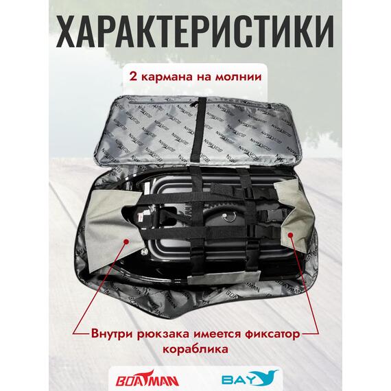 Рюкзак для прикормочного кораблика Boatman Actor/Actor Plus, фото , изображение 4