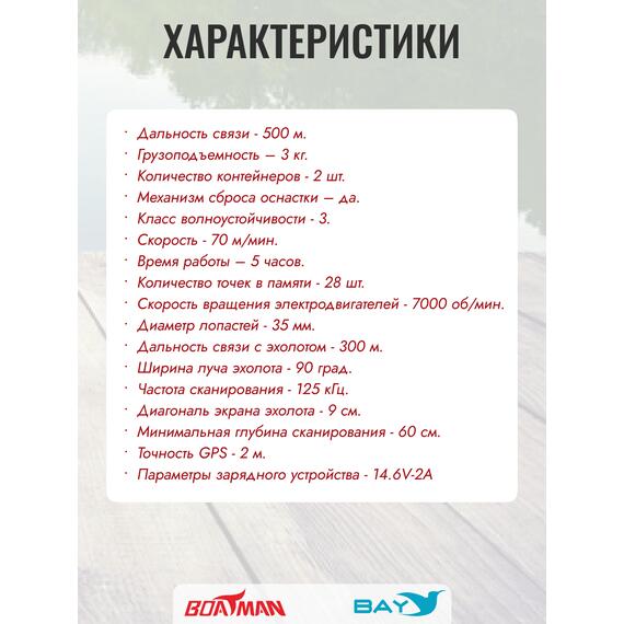 Прикормочный кораблик Boatman Actor Pro Carbon, фото , изображение 8