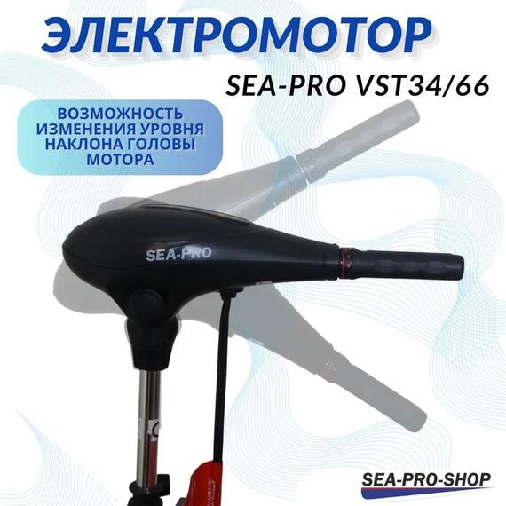 Электромотор транцевый Sea-Pro VST34/66, фото , изображение 2