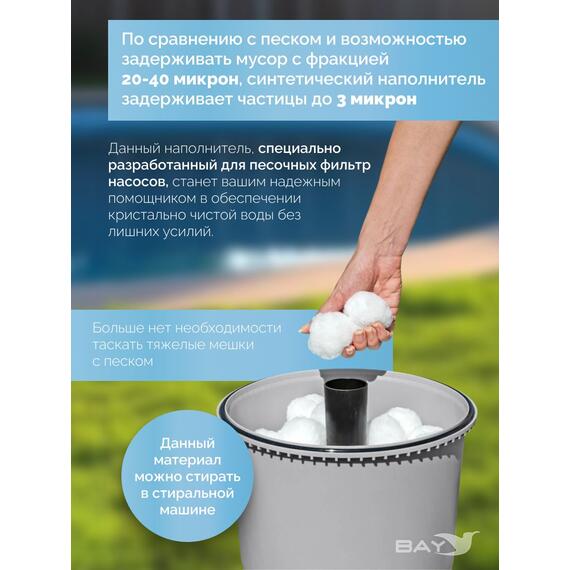 29045 Синтепоновые шарики для фильтрации Intex, фото , изображение 3