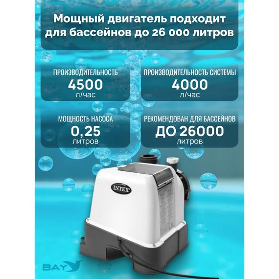26644 Насос с песочным фильтром Intex, 4500 л/ч (220-240 вольт), фото , изображение 28